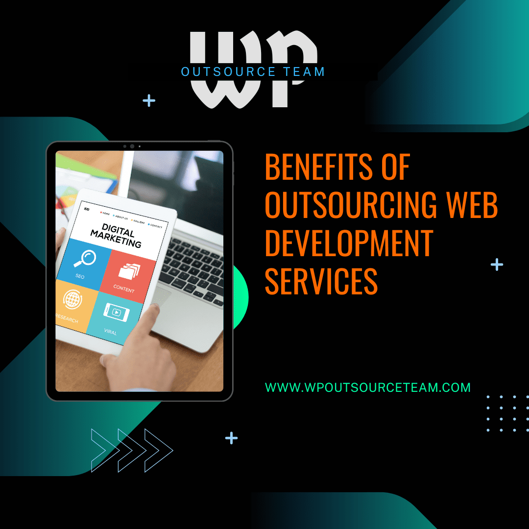 benefits of outsourcing web development services- Featured Image